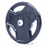 Обрезиненный диск LIVEPRO Premium Rubber 20 кг, черный