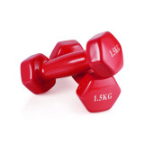 Гантель неразборная 1,5 кг. винил (2 штуки) VictoryFit VF-DV015-2
