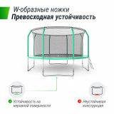 Батут UNIX Line SUPREME BASIC 12 ft (green) 3.66 м