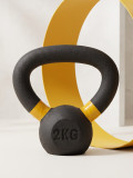 Гиря чугунная с цветным кольцом 2 кг (модель: К-3) VictoryFit VF-KCR020
