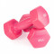 Гантель неразборная 4 кг. винил (2 штуки) VictoryFit VF-DV040-2