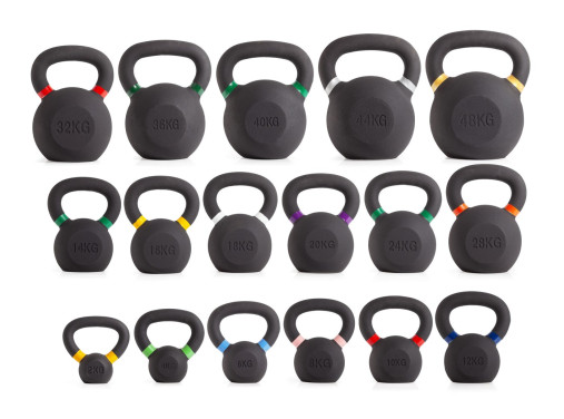 Гиря чугунная с цветным кольцом 6 кг (модель: К-3) VictoryFit VF-KCR060