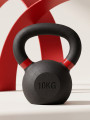 Гиря чугунная с цветным кольцом 10 кг (модель: К-3) VictoryFit VF-KCR100