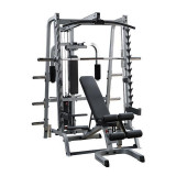 Машина Смита Body Solid GS348Q с тягой (стек 90кг) и батерфляем