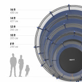 Батут UNIX Line 10 ft (3,05 м) SUPREME BASIC (blue)