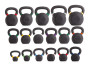 Гиря чугунная с цветным кольцом 20 кг (модель: К-3) VictoryFit VF-KCR200