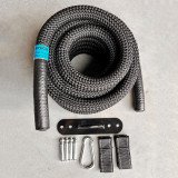 Тренировочный канат AEROBIS Battle Rope V2, длина 15 м, диаметр 30 мм, вес 8 кг, черный Тренировочный канат AEROBIS Battle Rope V2, длина 15 м, диаметр 30 мм, вес 8 кг, черный