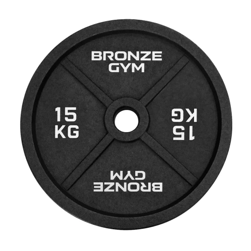 Диск олимпийский BRONZE GYM чугунный 15 кг окрашенный 51 мм.