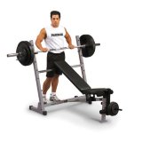 Универсальная скамья со стойками для жима Body Solid POB44