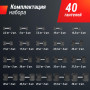 Ряд гантелей гексагональных UNIX Fit обрезиненные от 2,5 до 50 кг