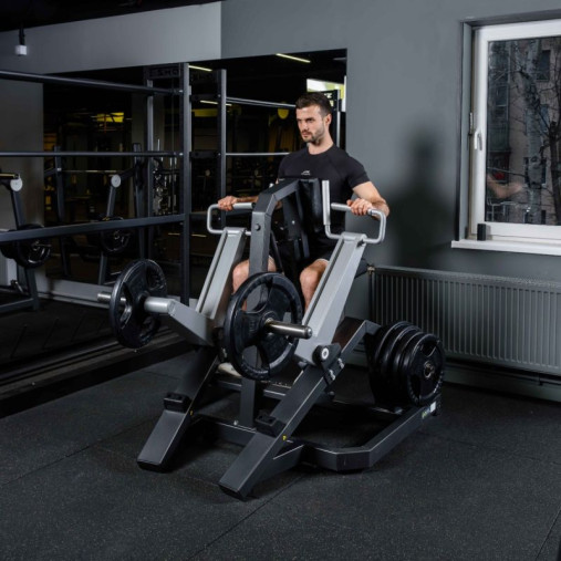 Горизонтальная тяга под наклоном VictoryFit GYM-P1804 тренажер на свободных весах, хаммер