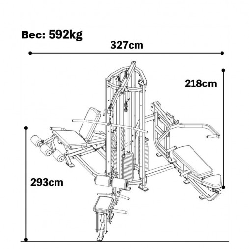 Мультистанция 3-х позиционная мультистанция MATRIX G1-MG30 Грузоблочный тренажер Мультистанция 3-х позиционная мультистанция MATRIX G1-MG30 Грузоблочный тренажер