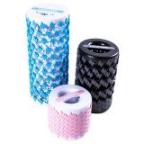 Складной массажный ролик LIVEPRO Telescopic Fascia Roller длина 13,5 - 35,5 см, диаметр 13,5 см, розовый