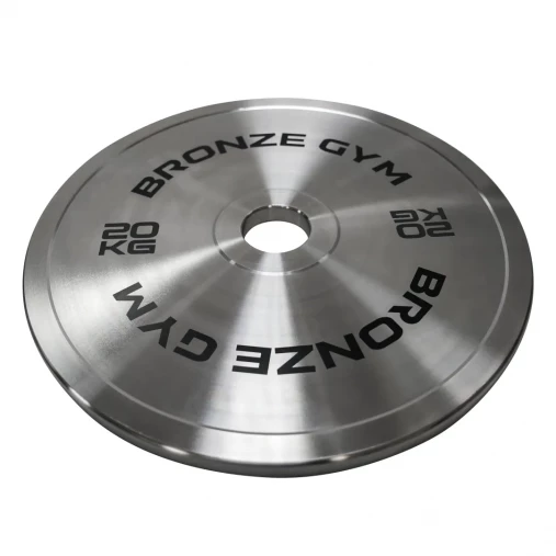 Диск олимпийский BRONZE GYM стальной 20кг хромированный 51мм
