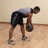 Медицинский мяч с рукоятками 20LB / 9 кг (черный) Body-Solid BSTDMB20
