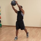Медицинский мяч с рукоятками 20LB / 9 кг (черный) Body-Solid BSTDMB20