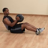 Медицинский мяч с рукоятками 20LB / 9 кг (черный) Body-Solid BSTDMB20