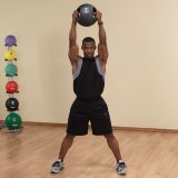 Медицинский мяч с рукоятками 20LB / 9 кг (черный) Body-Solid BSTDMB20