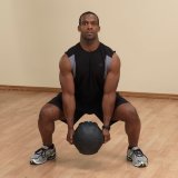 Медицинский мяч с рукоятками 20LB / 9 кг (черный) Body-Solid BSTDMB20