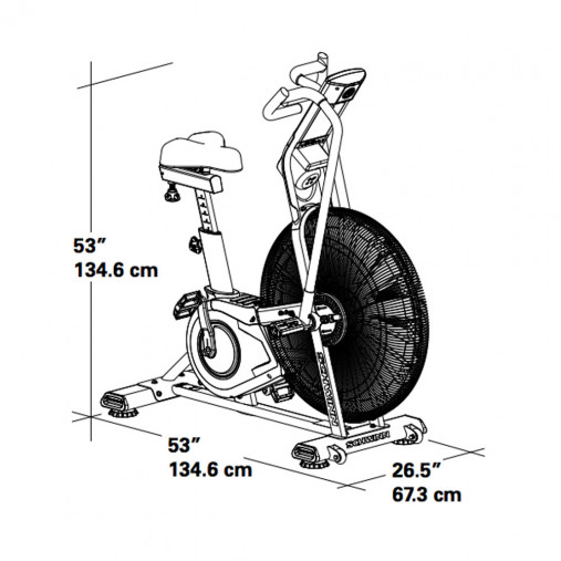 Велотренажер эирбайк Schwinn Airdyne AD8