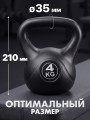 Гиря пластиковая 4 кг VictoryFit VF-KP040