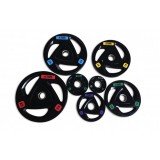 Диск обрезиненный c 3-м хватом Smith Strength 25 кг