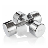 Набор гантелей хром (пары) от 1-10 кг VictoryFit VF-SET110-CR