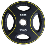 Диск 10 кг полиуретановый c 4-м хватом Smith Strength Диск 10 кг полиуретановый c 4-м хватом Smith Strength