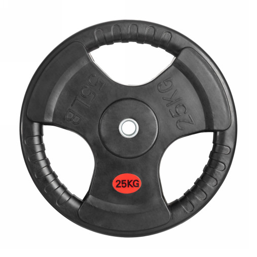 Диск 31 мм. обрезиненный с 3-мя хватами 25 кг, VictoryFit VF-S252500 Диск 31 мм. обрезиненный с 3-мя хватами 25 кг, VictoryFit VF-S252500