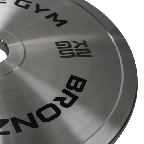 Набор олимпийских дисков 51 мм BRONZE GYM 2,5-25 кг (155 кг) сталь