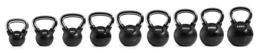 Гиря с резиновым покрытием 4 кг (модель: К-6) VictoryFit VF-KRU040