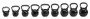 Гиря с резиновым покрытием 6 кг (модель: К-6) VictoryFit VF-KRU060