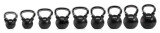 Гиря с резиновым покрытием 10 кг (модель: К-6) VictoryFit VF-KRU100