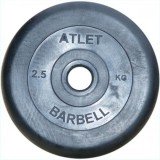 Набор олимпийских дисков 51 мм MB Barbell 1,25-25 кг (общий вес 157,5 кг) ATLET