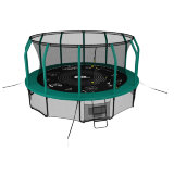 Батут UNIX line 16 ft (4.88 м) SUPREME GAME (green)