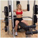 Body Solid GS348QP4 Многофункциональный тренажер Машина Смита со стеком 90кг