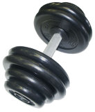 Гантель 33,5 кг TIGHT SET "Профи" MB-Barbell
