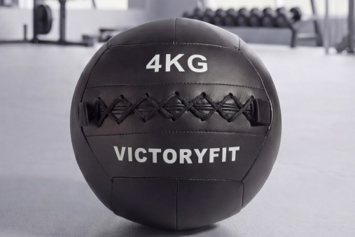 Мяч тренировочный (Wall Ball) 4 кг VictoryFit VF-WBA040