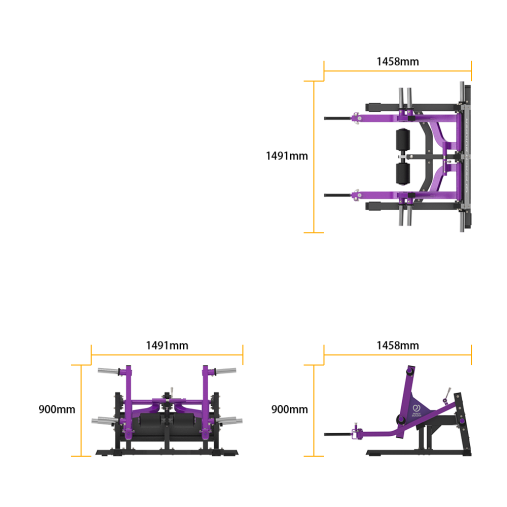 Становая тяга серии Peach Builder PB411 Multi Deadlift тренажер на свободных весах Становая тяга серии Peach Builder PB411 Multi Deadlift тренажер на свободных весах