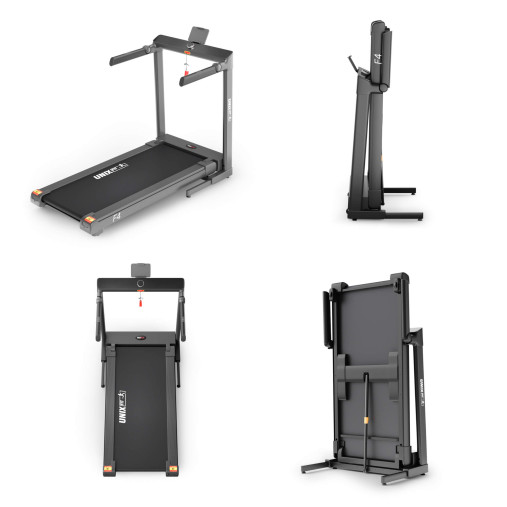 Беговая дорожка UNIX Fit Hi-tech F4 космический серый Беговая дорожка UNIX Fit Hi-tech F4 космический серый