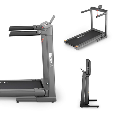 Беговая дорожка UNIX Fit Hi-tech F4 космический серый Беговая дорожка UNIX Fit Hi-tech F4 космический серый