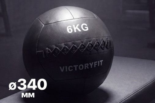 Мяч тренировочный (Wall Ball) 6 кг VictoryFit VF-WBA060
