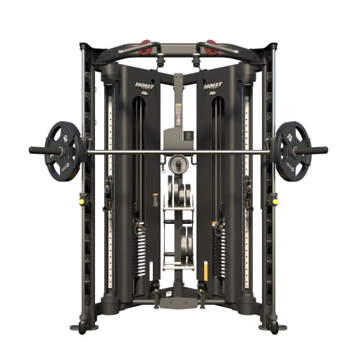 Домашний комплекс для функциональных тренировок HOIST H-8, черный матовый, стек 91 кг х 2