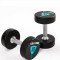Гантели в уретане LIVEPRO Premium Urethane Dumbbells 38 кг, черный/синий