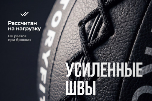 Мяч тренировочный (Wall Ball) 14 кг VictoryFit VF-WBA140