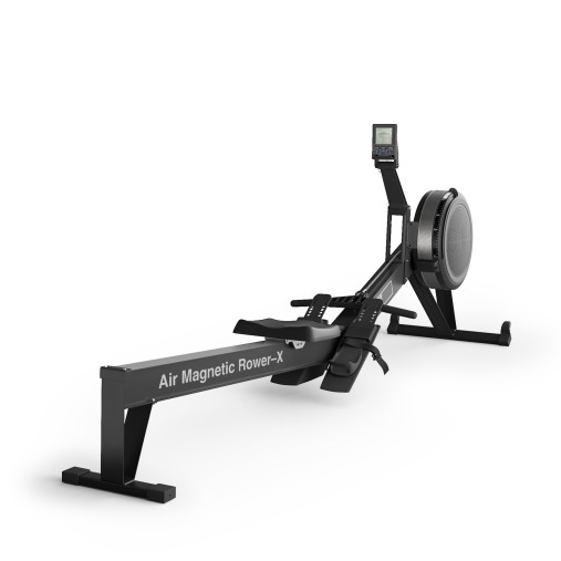 Гребной тренажер UNIX Fit Air аэромагнитный / Magnetic Rower-X черный